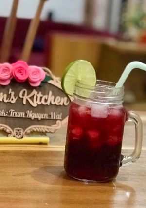 Hình của món Si rô hoa bụp giấm.