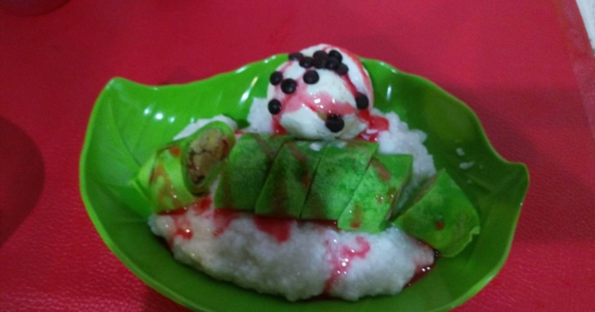 Resep Pisang Ijo Banana Split Oleh Satyo Naresworo - Cookpad