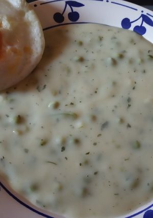 Zöldborsófőzelék recept fotója