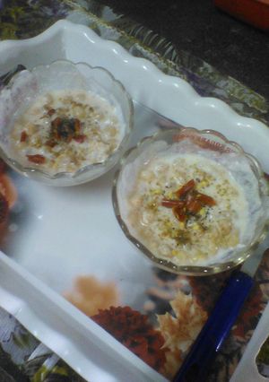 A picture of Bundi raita.