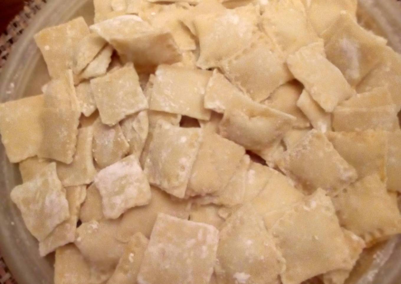 Raviolis con Carne Molida