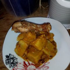 Yam porridge A picture of Yam porridge.