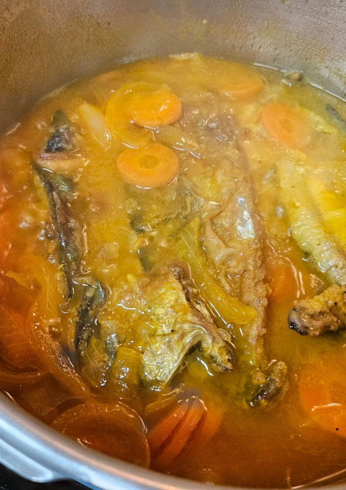 Una foto de Caballa en escabeche