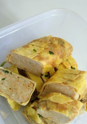 Foto resep Chicken Egg Roll #recook @makfoodies