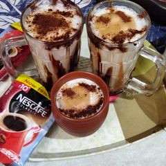 Hot chocolate coffee A picture of Hot chocolate coffee.