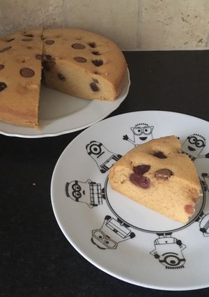 Mini meggyes piskóta recept fotója