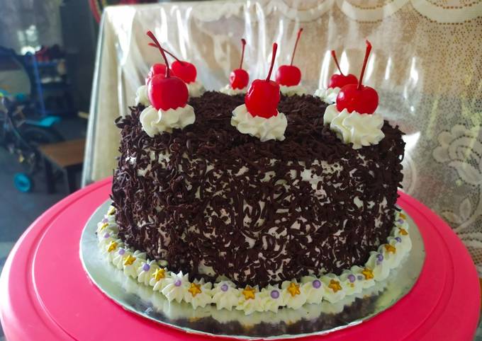 Base cake kukus (Blackforest)