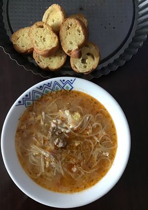 Una foto de Sopa criolla