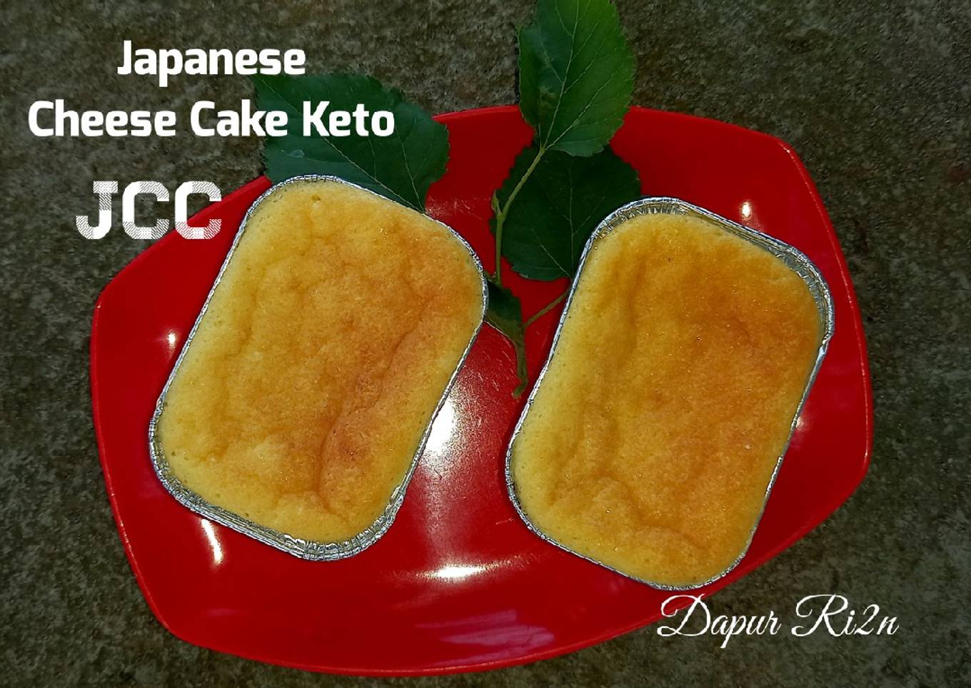 Japanese Cheese Cake Keto (no tepung)