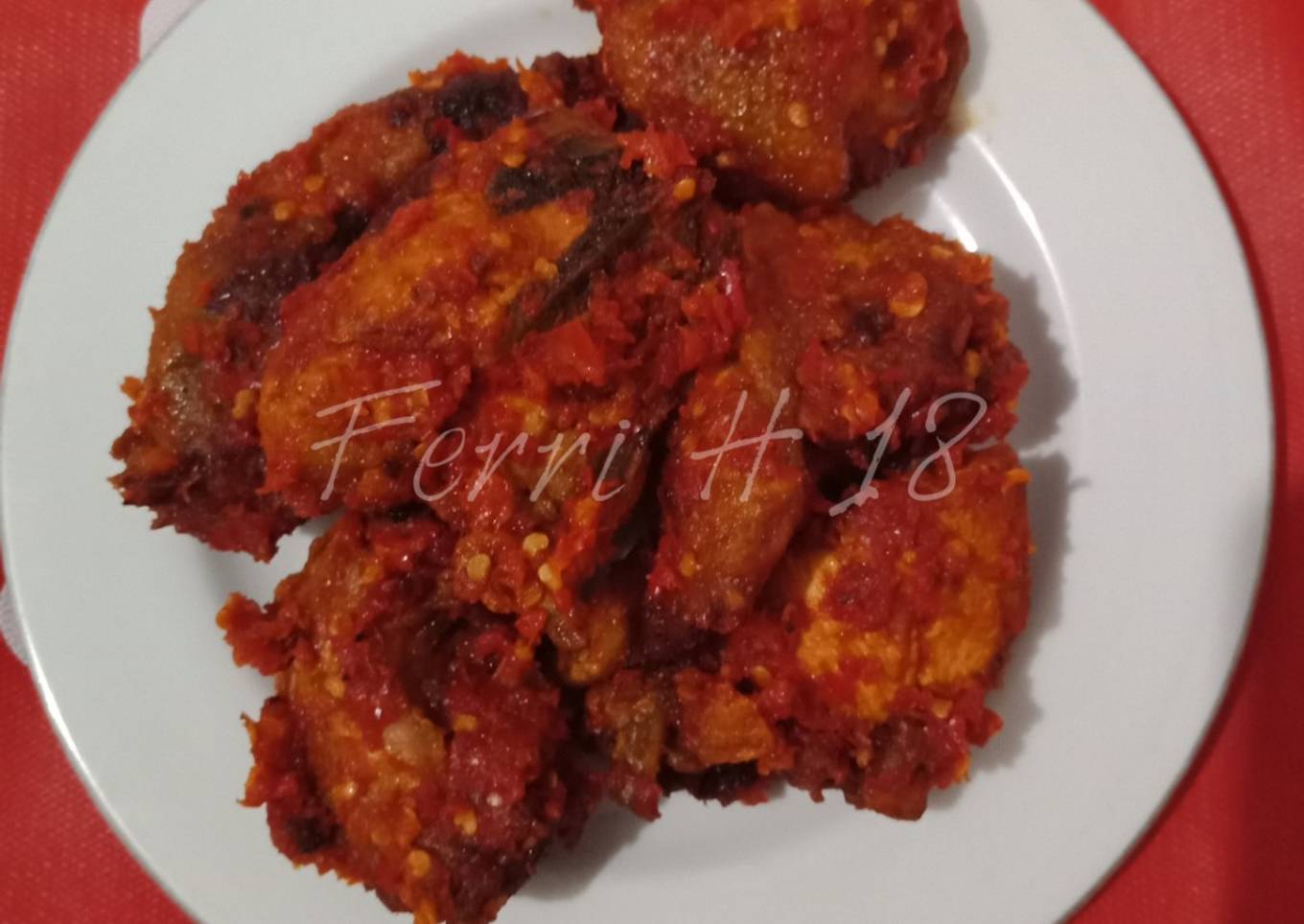Ayam Balado Tanpa Diungkep