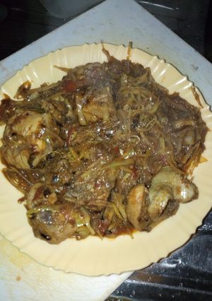 A picture of Chicken cabbage mix #festive contest kakamega #author marathon.