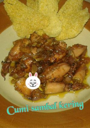 Foto resep Cumi sambal kering