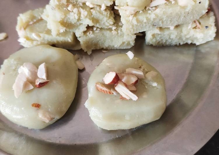 Simple Way to Make Favorite Milk powder burfi