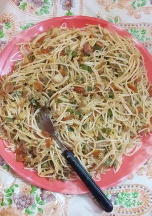 A picture of Hakka chowmein.