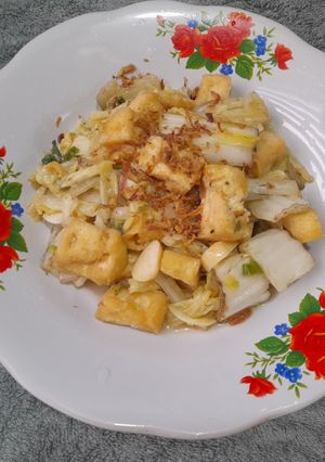 Foto resep Oseng Tumis Sawi Putih & Tahu