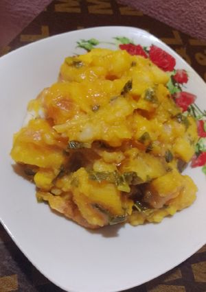 A picture of Student Yam porridge recipe (àsáró).