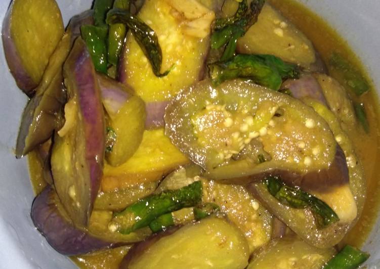 Terong terasi cabe ijo