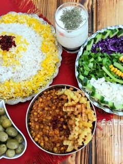 عکسی از دستور خورش قیمه خشک