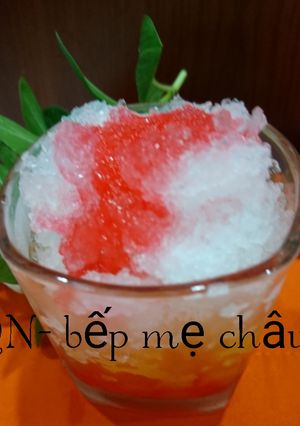 Hình của món Si rô đá bào.