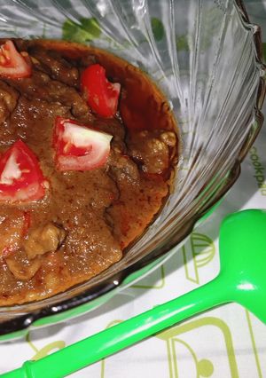 Foto resep Daging sapi cincang bumbu gulai