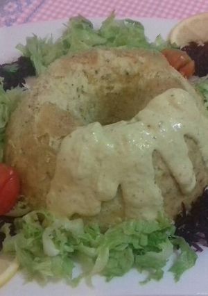 Una foto de Budín de merluza