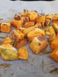 Zucca e rosmarino al forno