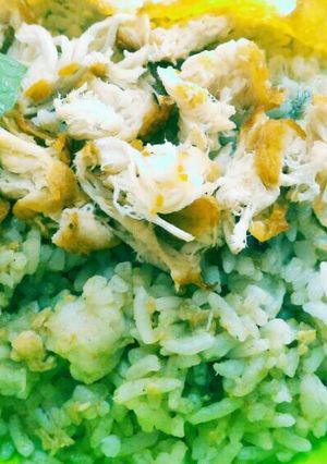 Foto resep Nasi goreng hijau