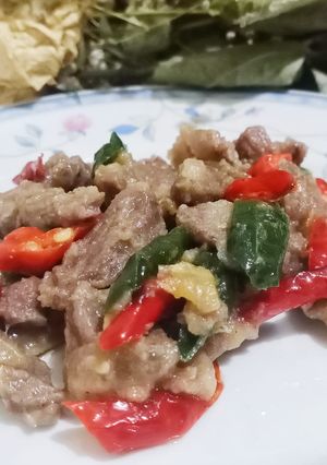 Foto resep Daging Pedas Bumbu Marinasi