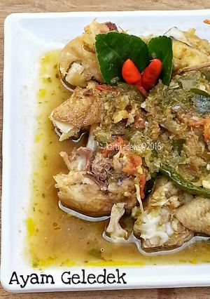 Foto resep AYAM GELEDEK (pedas segar)