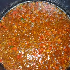 A picture of Chilli garlic oil.