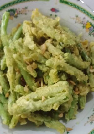 Foto resep Mpasi camilan 16m buncis crispy bumbu bawang