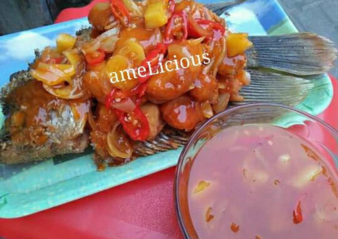 Yuk intip, Resep mudah buat Gurami Crispy Asam-Manis-Pedas yang nikmat