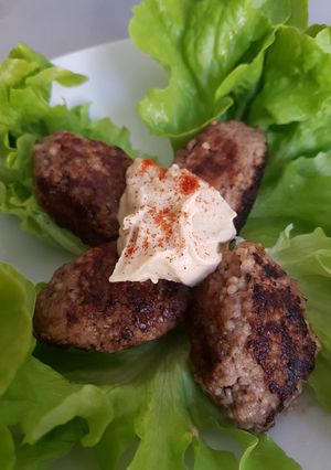 Una foto de Kibbe frito fácil