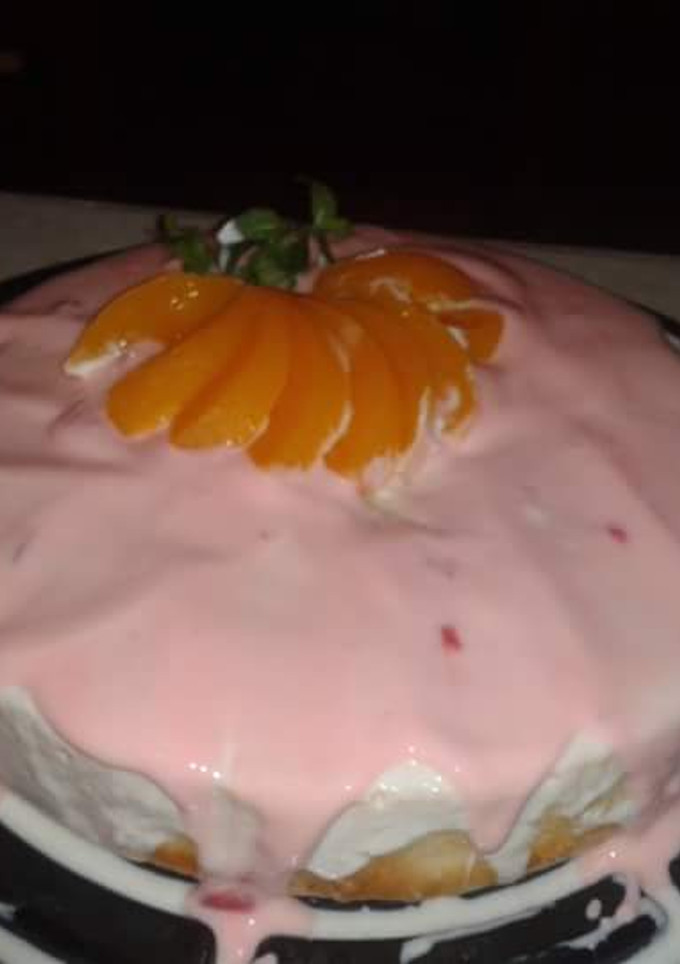 Una foto de Pastel griego de yogurt