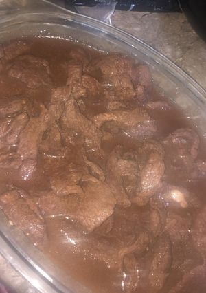 Una foto de Lomo de res al jugo