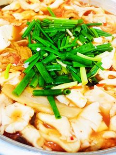 Hình của món Canh kim chi.