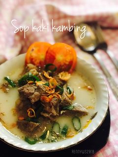 Foto resep Sop kaki kambing “kuah susu”