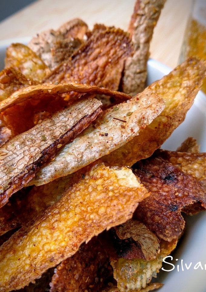 Una foto de 87.🥔Aperitivo o snack: piel frita de patata con Tex-Mex🍟