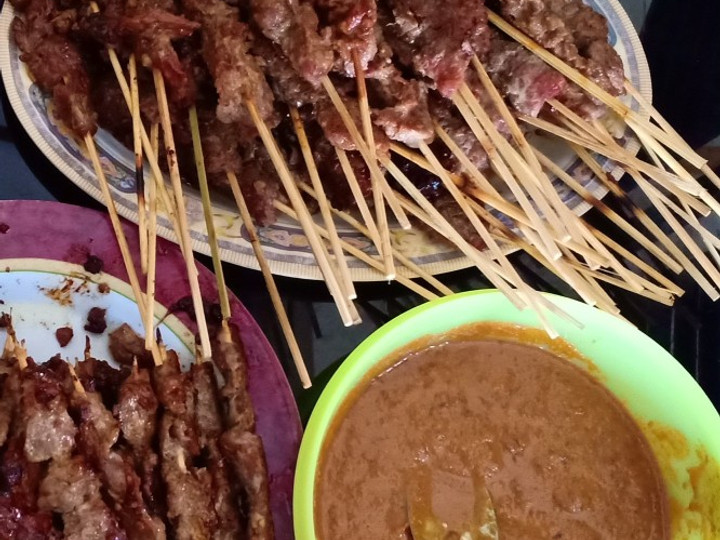 Resep Sate Daging Empuk Bumbu Ketumbar yang Enak Banget