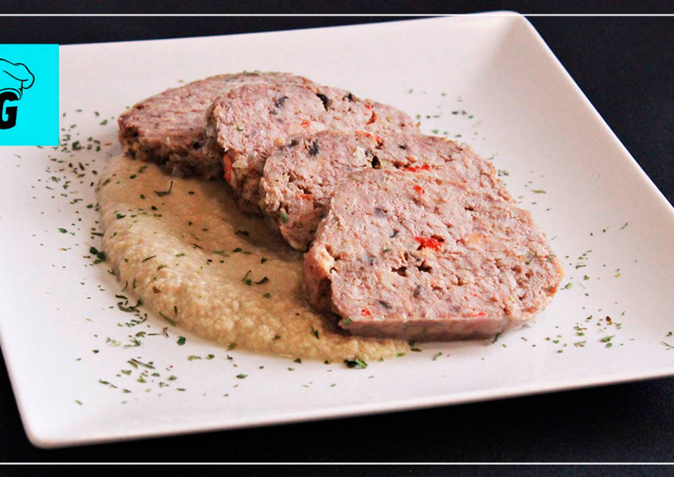 Redondo de carne picada al microondas
