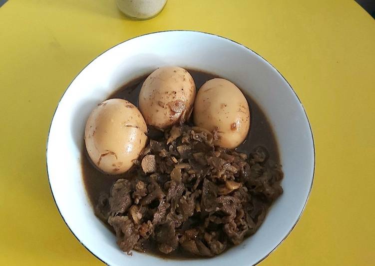 Semur Telur dan Daging