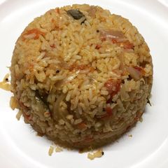 A picture of Tomato coconut rice.
