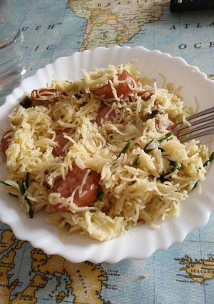 Una foto de Invento de fideos