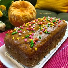 Whole Wheat Woodapple Cake (Aata Bael Ka Cake) – Summer Special A picture of Whole Wheat Woodapple Cake (Aata Bael Ka Cake) – Summer Special.