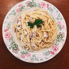 A picture of Spaghetti Carbonara Simple.