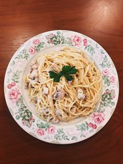 Foto resep Spaghetti Carbonara Simple