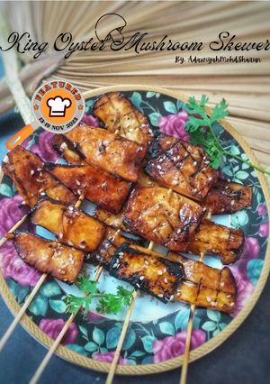 Gambar King Oyster Mushroom Skewer