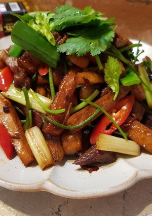 椒麻回鍋肉 的食譜成品照片