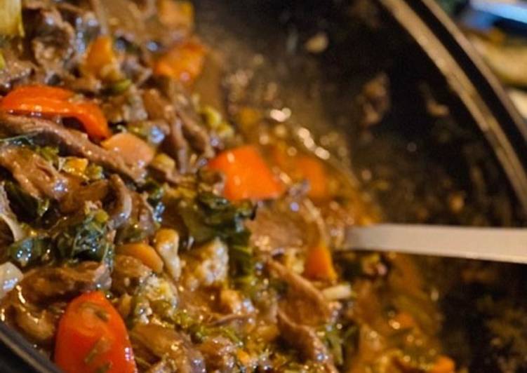 Soy beef fillet with vegetables π₯¦π₯