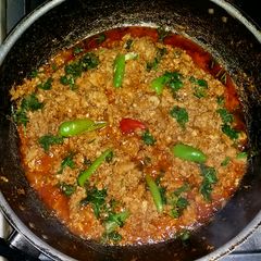 A picture of Spicy keema.